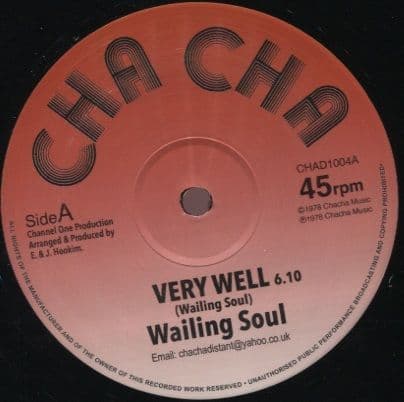 Wailing Souls - Very Well / Overnight Players - Kunta Kinte Part 3/4 (Cha Cha) 12