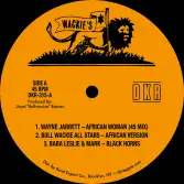 Wayne Jarrett - African Woman / version /  Baba Leslie - Black Horns (Wackie's) 12"