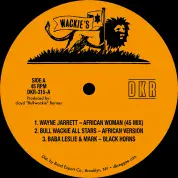 Wayne Jarrett - African Woman / version /  Baba Leslie - Black Horns (Wackie's) 12"