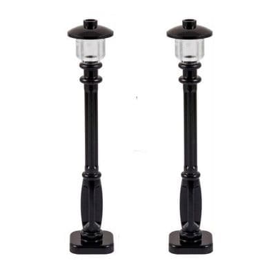 LEGO® 2x Traditional Street Lights Old Fashioned Lamp Posts Town Train Scenery