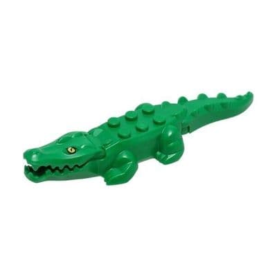 LEGO® Alligator Crocodile With 20 Teeth Wild Animal Minifigure 18904c05pb01 Gift