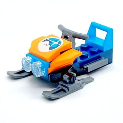 LEGO® Arctic Snowmobile Snow Bike Car Vehicle Minifigure Accessory Gift