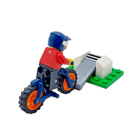 LEGO® BMX Bike Gift Mountain Dirt Bicycle & Minifigure & Ramp Sports Fathers Day Idea