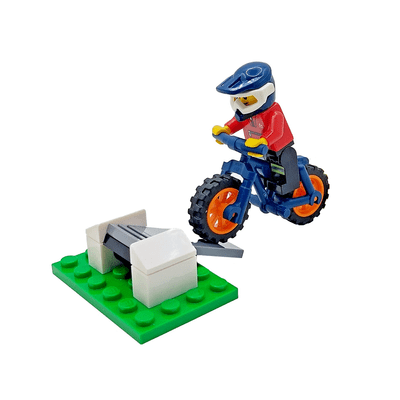 LEGO® BMX Bike Gift Mountain Dirt Bicycle & Minifigure & Ramp Sports Fathers Day Idea