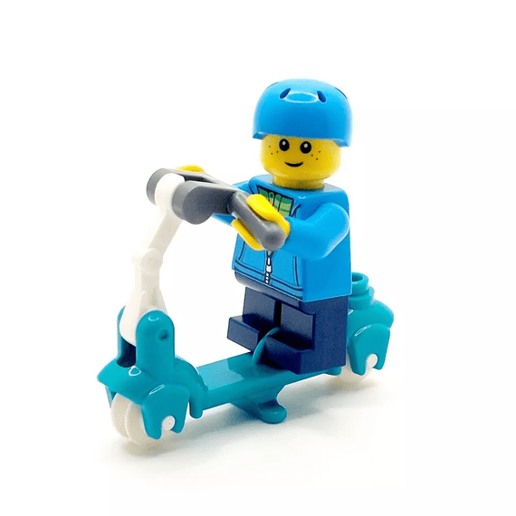 LEGO® City Kick E Scooter Electric Bike & Girl Or Boy Child Kid Minifigure Gift