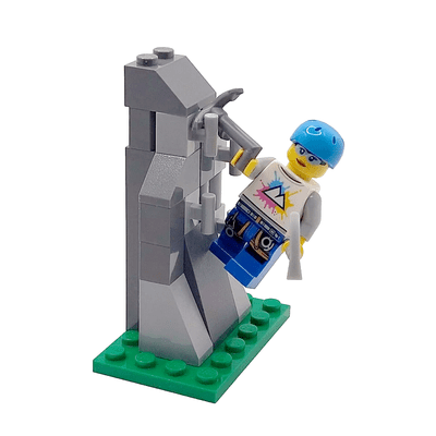 LEGO® Female Rock Climber Cake Topper Decoration Mountain Abseiler Mountaineer