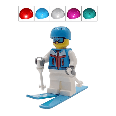 LEGO® Female Skier Gift Minifigure With Skis & Ski Sticks Winter Sports Mothers Day Idea