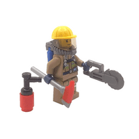 LEGO® Fire Fighter Cake Topper Decoration Male Fireman With Accessories