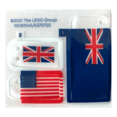 LEGO Flag Sheet 6370720 Union Jack USA Australia For LEGO Set Titanic 10294