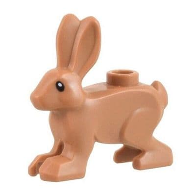 LEGO® Hare Rabbit Medium Nougat Wild Animal Minifigure 67900pb01 Gift