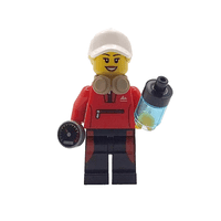 LEGO® Jogger Cake Topper Decoration Female Runner & Fitness Watch Headset