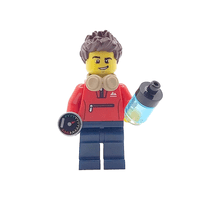 LEGO® Jogger Cake Topper Decoration Male Runner & Fitness Watch Headset