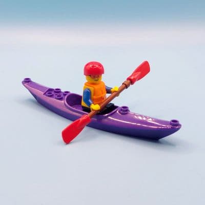 LEGO® Male Kayaker Cake Topper Decoration Kayak / Canoe Boat & Man Canoeist Water Sports 4