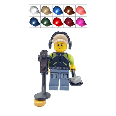 LEGO® Metal Detector Gift Treasure Hunter Detectorist Male Minifigure Beach Hobby Fathers Day Idea