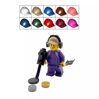 LEGO® Metal Detector Gift Treasure Hunter Man Male Minifigure Beach Hobby Dad Fathers Day