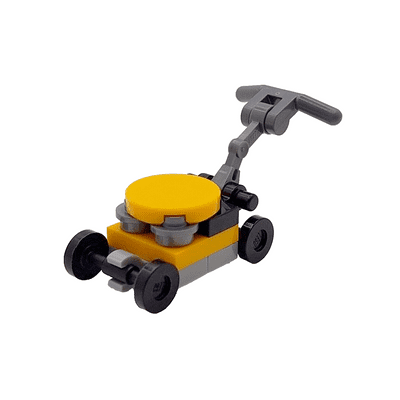 LEGO® Minifigure Yellow Lawn Mower Grass Cutter Garden Furniture Gardening