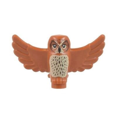 LEGO® Owl Dark Orange Spread Wings Animal Minifigure 67632pb04 Bird Of Prey Hedwig Harry Potter