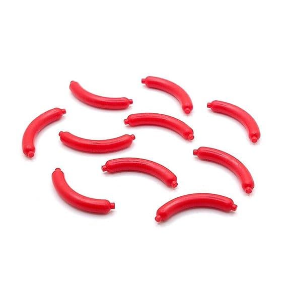 LEGO® Parts 10x Hot Dog Sausage Red Minifigure Food 25994 33078