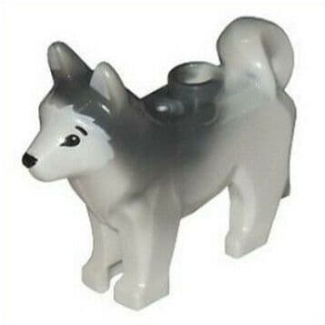 LEGO® Pet Husky Dog Snow Sleigh Arctic Animal Wolf Minifigure Christmas Gift