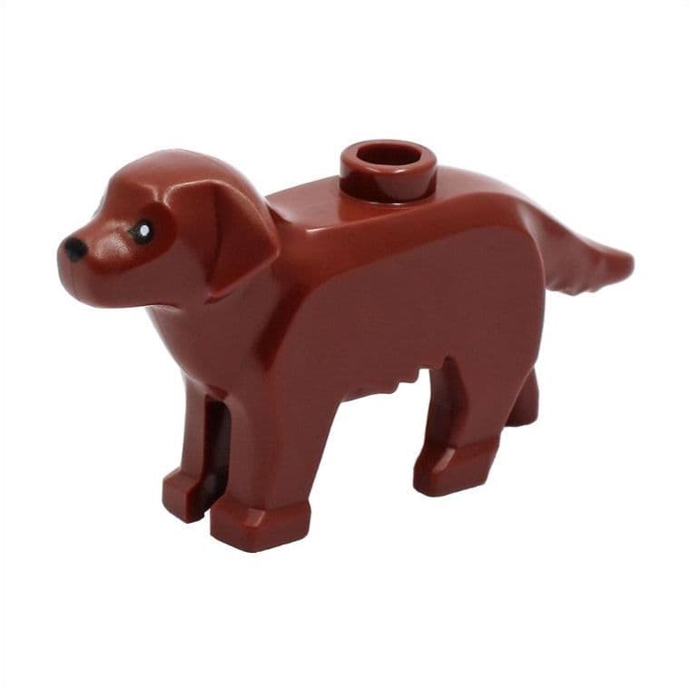 LEGO Pet Labrador Golden Retriever Dog Animal Minifigure Brown ...