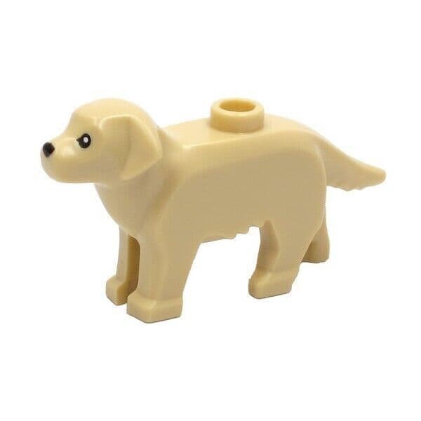 LEGO Pet Labrador Golden Retriever Dog Animal Minifigure Tan 69962pb01 Gift