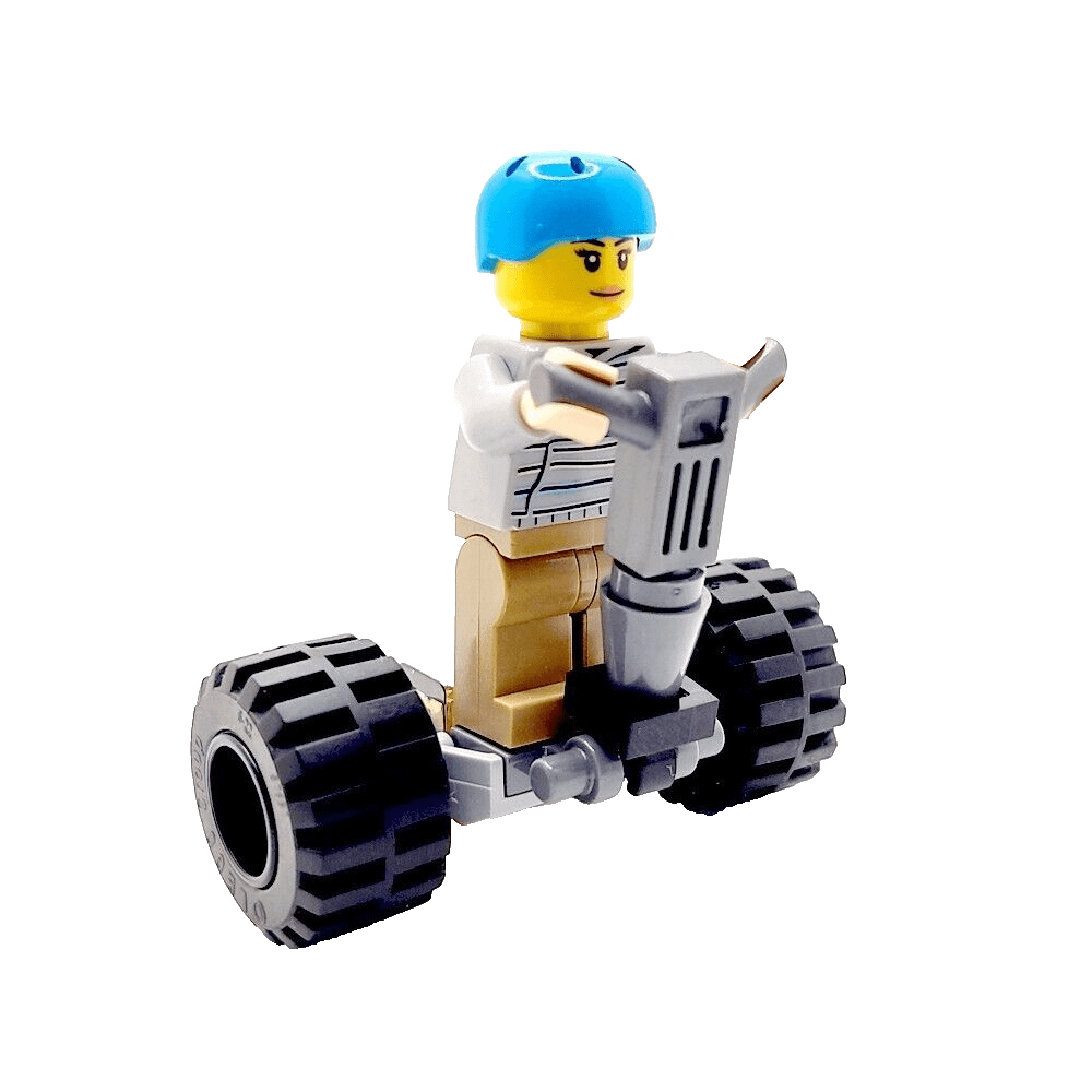 Scutter Minifigure LEGO Segway HT PT Hover Scooter & Female Minifigure Self Balancing ...