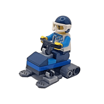 LEGO® Snowmobile With Minifigure Snow Bike Christmas Winter Sports Gift