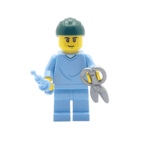 LEGO® Surgeon Nurse Gift Hospital Surgical Theatre Doctor Male Minifigure Fathers Day
