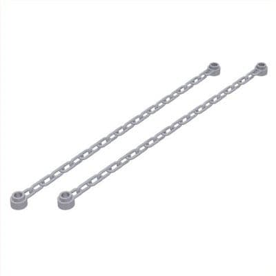 LEGO® Technic Pack Of 2x Chain 21 Links Spare Part 30104 Light Bluish Grey Gray