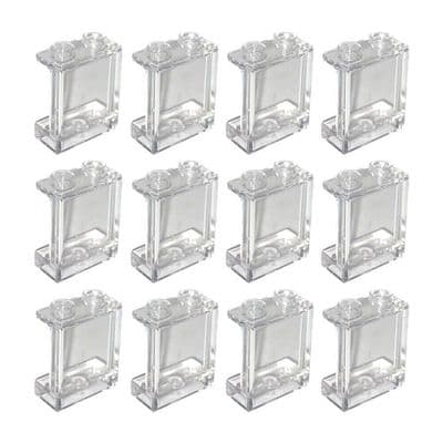 LEGO® Train 12x 1x2x2 Carriage Window Transparent Clear 87552 35378
