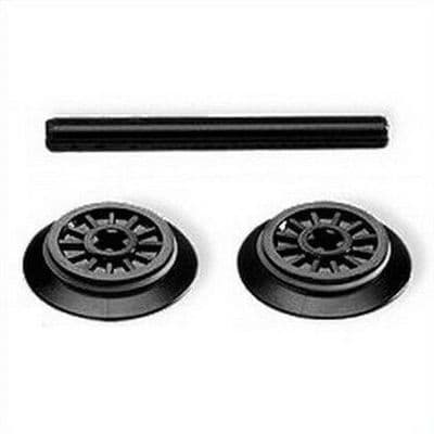 LEGO® Train 2x Wheels With Friction Band & Technics Axle Parts 55423c01 & 3706