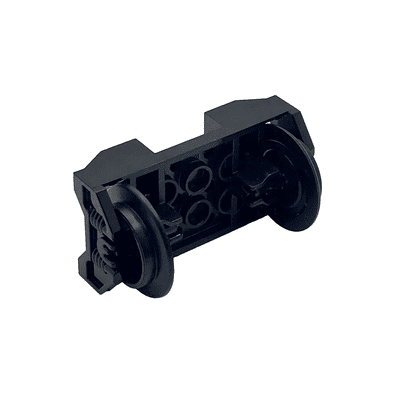 LEGO® Train Black Wheel Set Holder & 2x Wheels 38339 & 38340 Carriage Wagon