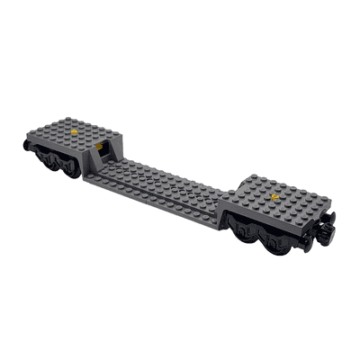 LEGO® Train Build Your Own Flatbed Wagon 6x32 Chassis Base + Bogies & Buffers Carriage 60509 60511