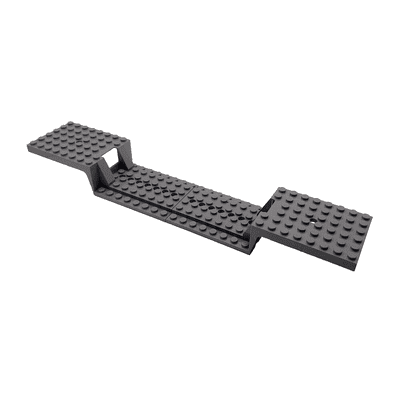 LEGO® Train Carriage Wagon Base Chassis 6x32 Grey Plate 2x 64954 & 1x 4282