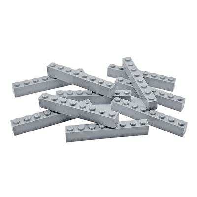 LEGO® Train Parts 10x 1x8 Brick 3008 Light Bluish Grey Star Wars City Creator