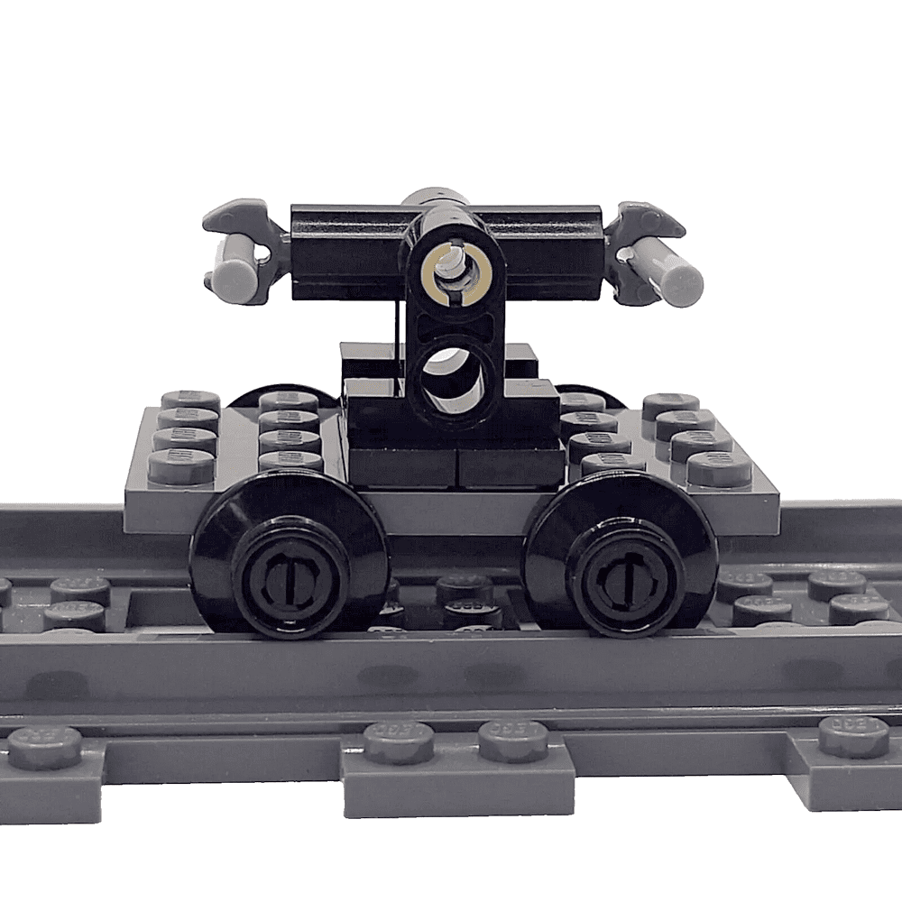 LEGO Train Railway Track Minifigure Pump Car Hand Maintenance Railroad ...