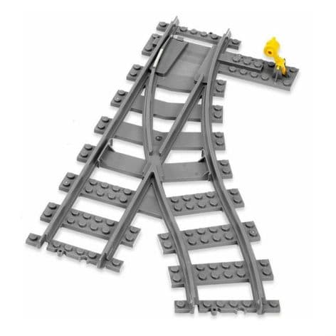 Lego train top track points