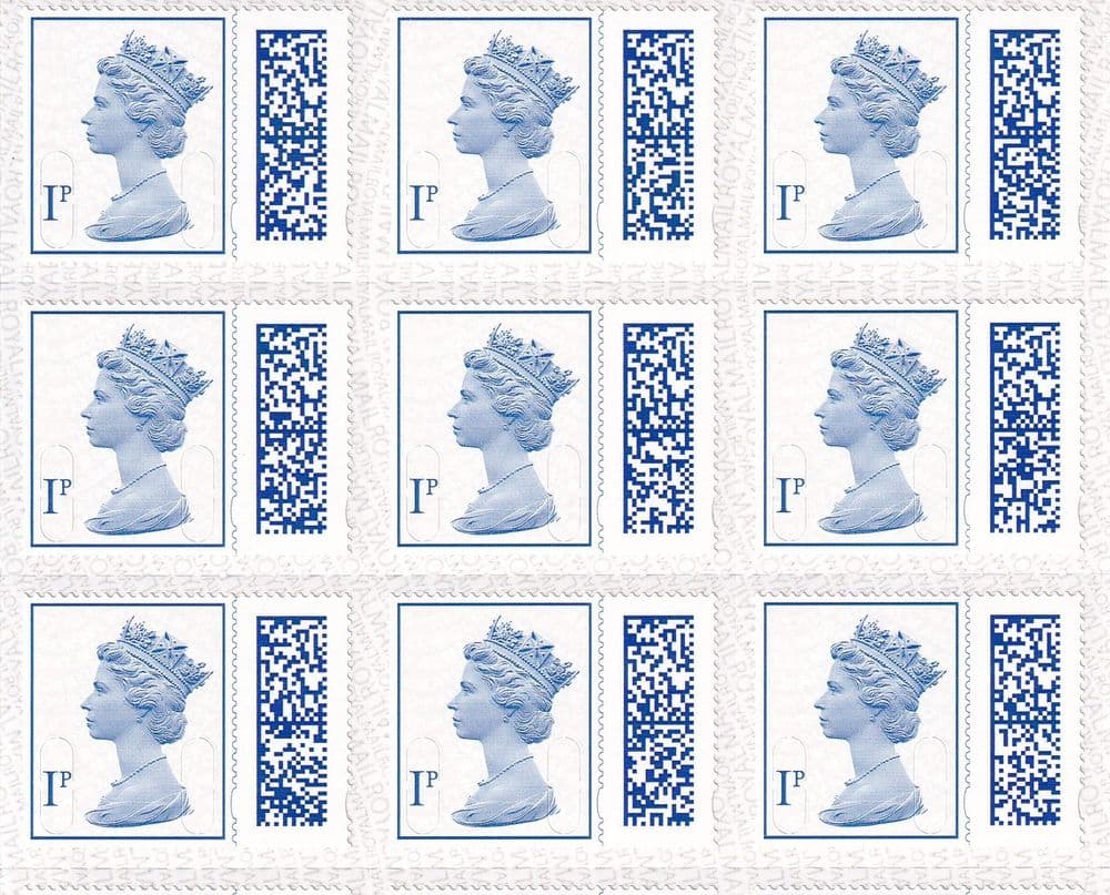 1p Barcoded Stamp