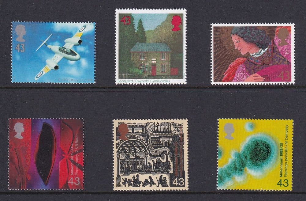 43p 25 off discounted GB Postage Stamp mixed designs