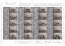 Sheet of 20 x 1st Class 'Special Occasion' Stamps worth £34