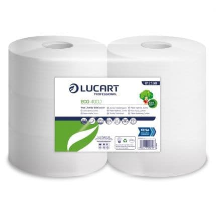 1 Pallet 64 Cases Premium Maxi Jumbo Toilet Rolls 2 Ply White 60 and 80mm core sizes