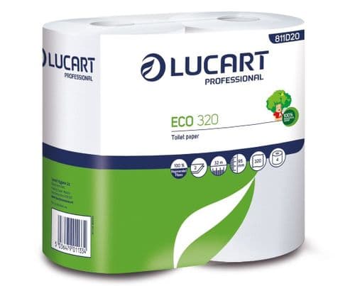 1 Pallet 66 Cases of Conventional Toilet Rolls 320 Sheet