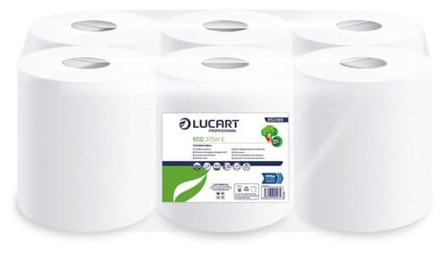 1 Pallet 66 Cases Premium White Embossed Centrefeed Rolls 2 Ply