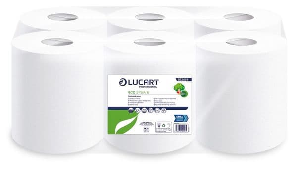 1 Pallet 66 Cases Premium White Embossed Centrefeed Rolls 2 Ply