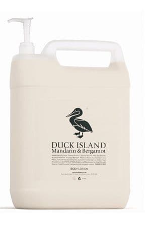 Duck Island 5 Ltr Refill Tubs - Body Lotion and Moisturising Hand Cream/Lotion (Pump Not Included)