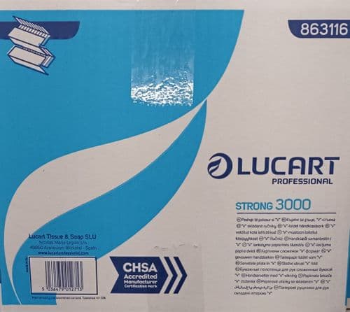 Interfold White Premium 2 ply Paper Hand Towel 3000 Sheets