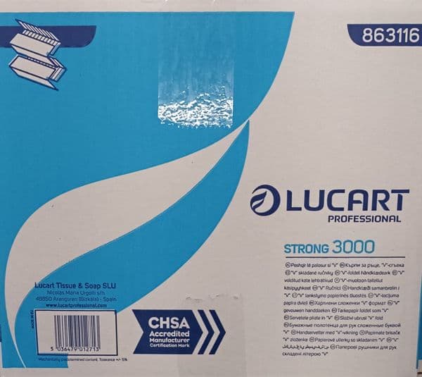 Interfold White Premium 2 ply Paper Hand Towel 3000 Sheets