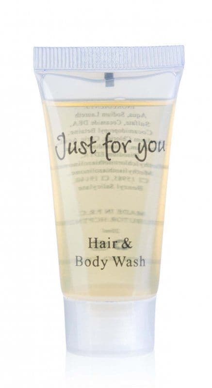 Just For You Hair & Body Wash Gel 20ml Tubes