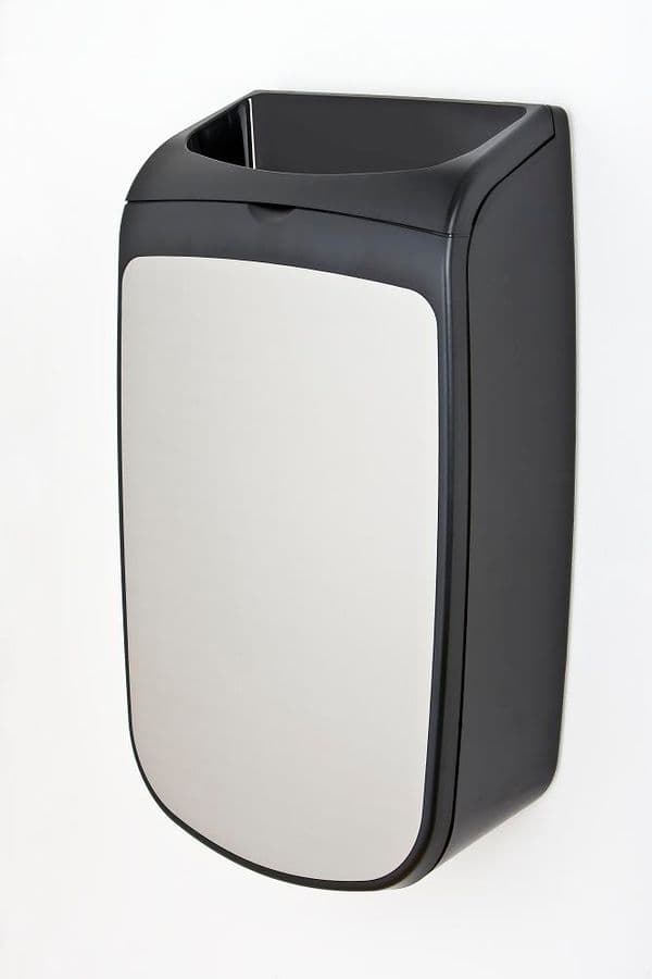 Stainless Steel Open Top Waste Bin Wall or Floor Mounted