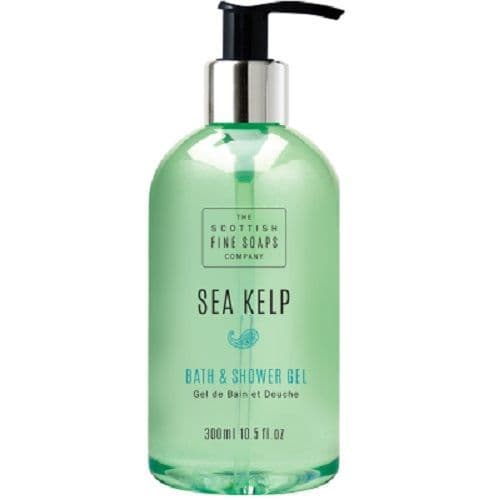 The Scottish Fine Soaps Company Sea Kelp 300ml Bottles Various & Empty Bottles with Pump